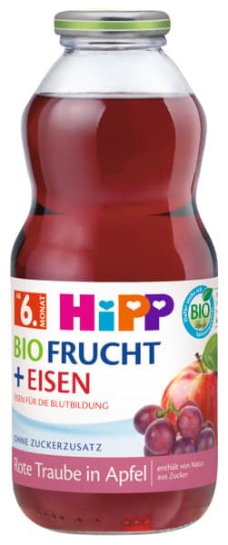 HiPP Organic Red Grape in Apple from 6 months of age