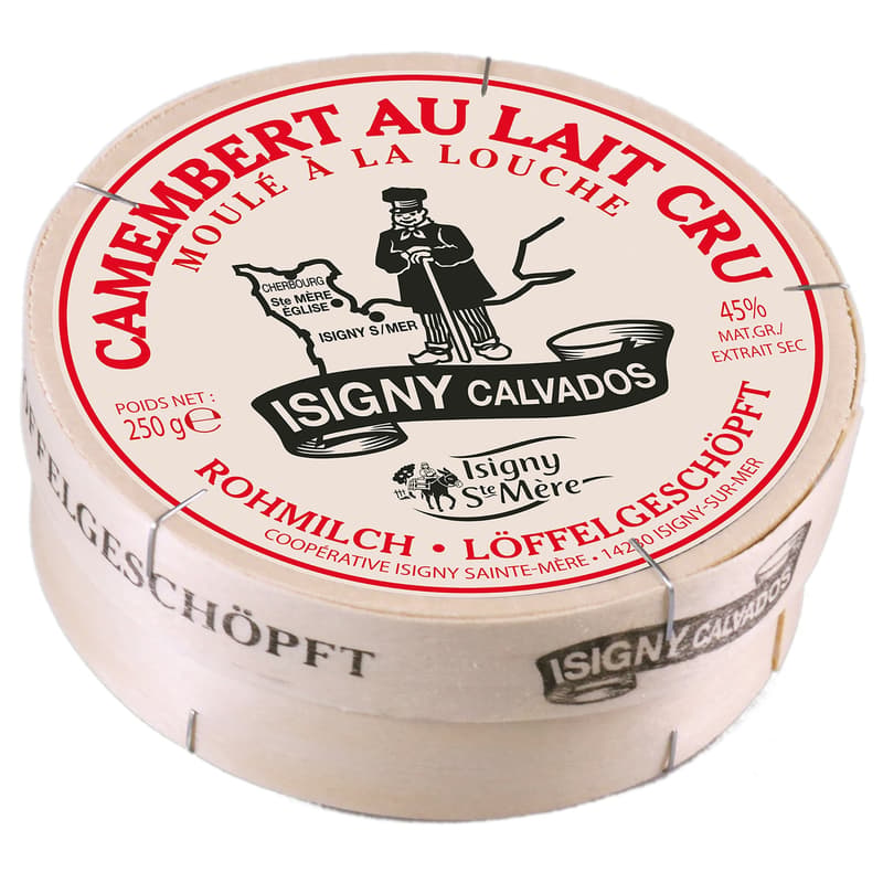 Isigny Camembert Calvados with raw milk