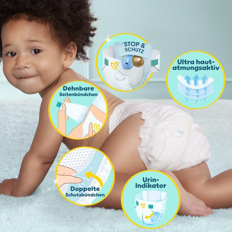 Pampers Premium Protection Gr. 5, Monatsbox, 11kg-16kg