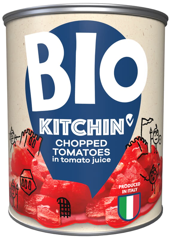 KITCHIN BIO chopped tomatoes