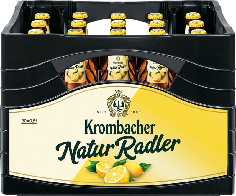 Krombacher NaturRadler 20x0.5 l (refillable)