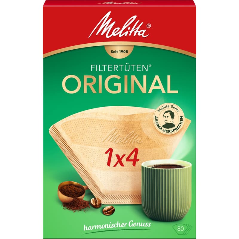 Melitta Original Filter Bags 1x4 Natural Brown