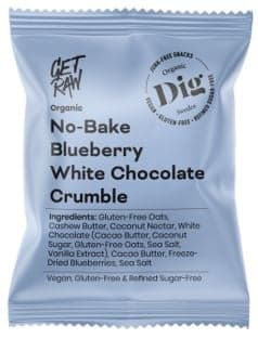 Dig ORGANIC No-Bake Blueberry White Chocolate Crumble
