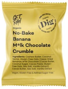 Dig ORGANIC No-Bake Banana Mlk Chocolate Crumble