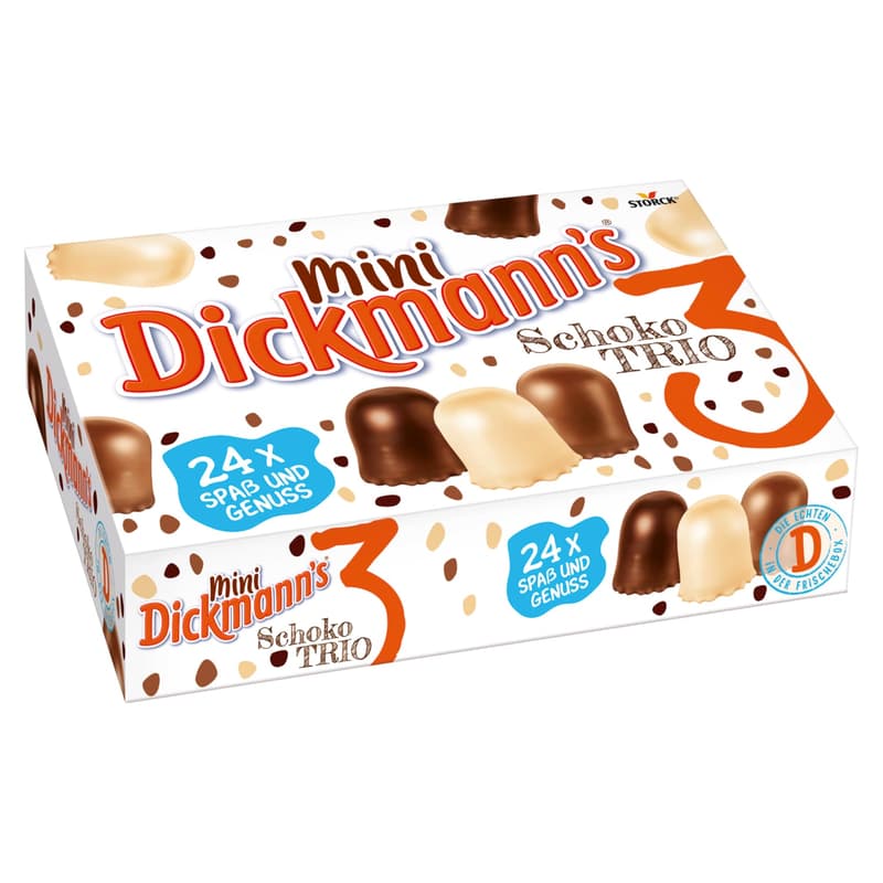 Mini Dickmann's Schoko Trio 24er