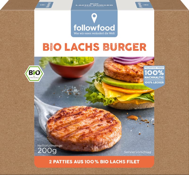 followfood Organic Salmon Burger