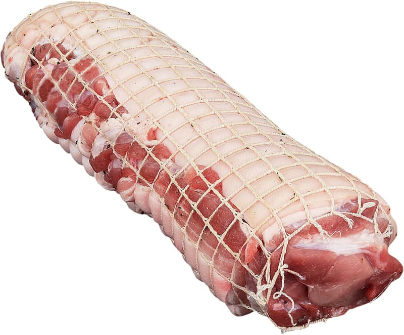 Landmetzgerei Klobeck Spanferkel Rollbraten vom Bauch