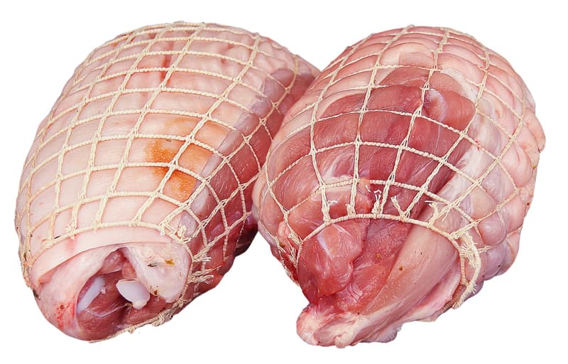 Landmetzgerei Klobeck Spanferkel Rollbraten von der Keule