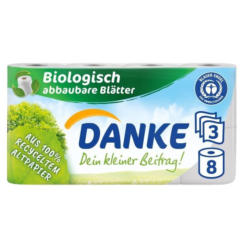 Danke Toilettenpapier 3-lagig