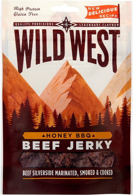 Wild West Beef Jerky 60g Honey BBQ