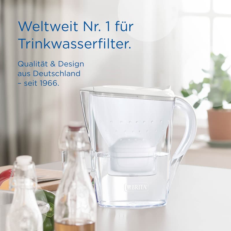 BRITA water filter jug Marella white incl. MX PRO