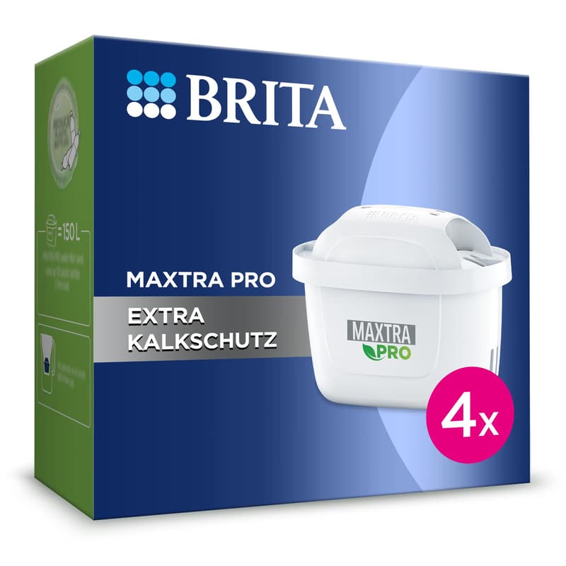 BRITA MAXTRA PRO Extra Limescale Protection Pack 4