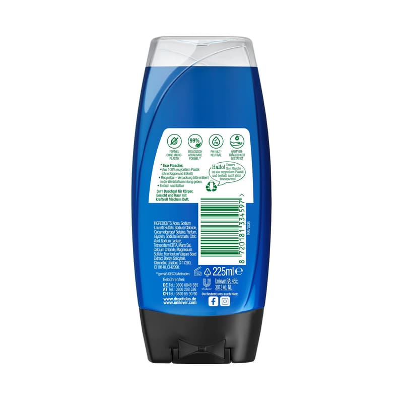 duschdas shower gel & shampoo 3in1 Sport