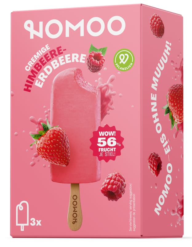 Nomoo Raspberry-Strawberry 3 x 65ml