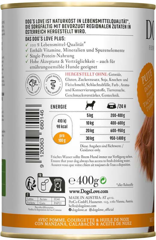 DOG'S LOVE ADULT Turkey