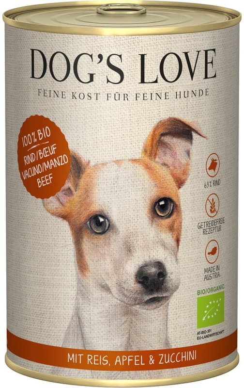 DOG'S LOVE ORGANIC BEEF