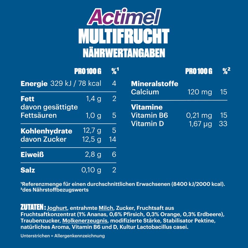 Actimel Multifruit
