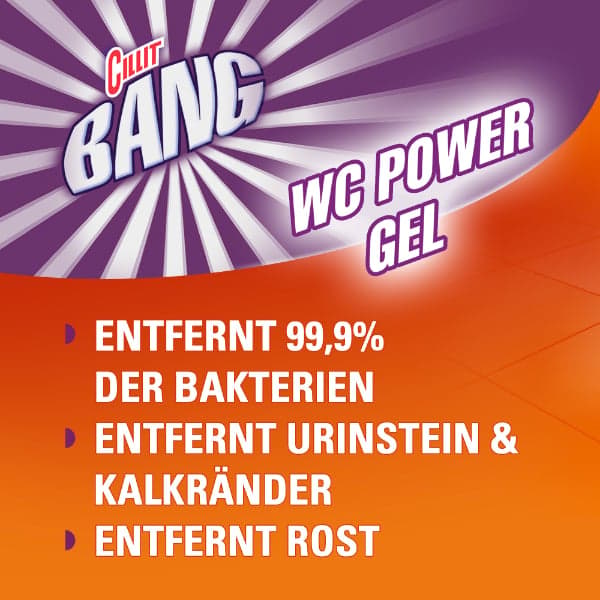 Cillit Bang WC Power Gel Kalk- & Urinstein Zerstörer