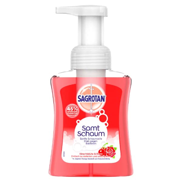Sagrotan Samtschaumseife Kirschblüte & Rose