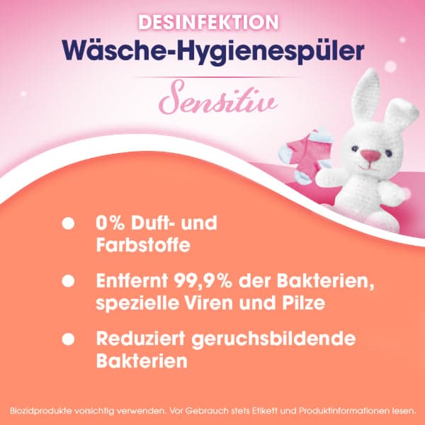 Sagrotan Wäsche-Hygienespüler Sensitiv