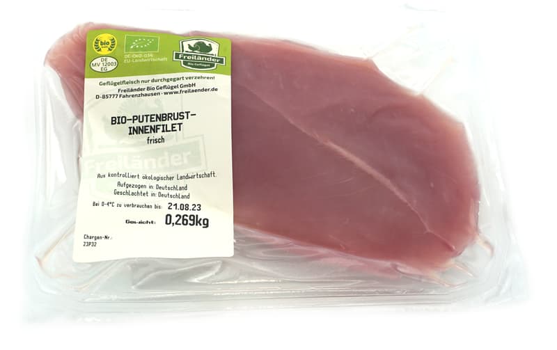 Freiländer BIO Putenbrust Innenfilet