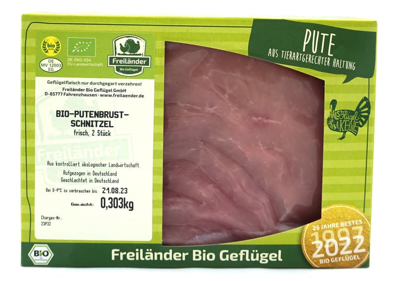 Turkey Escalopes, 2 pieces, , fresh,  ~ 350 g vac. sealed