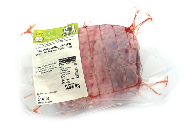 Turkey Roaster Roll "Salt & Pepper", fresh, single vac. sealed