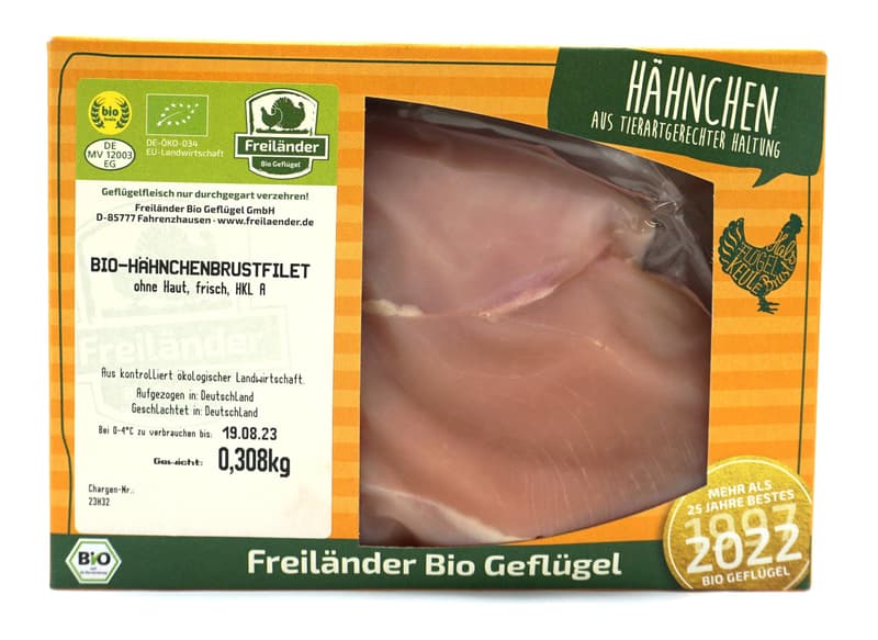 Chicken Breast Fillets, 2 pieces, fresh ~ 350 g vac sealed