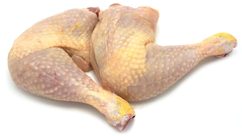 Chicken Legs, Hand cut, 2 pieces, fresh ~ 600g vac sealed