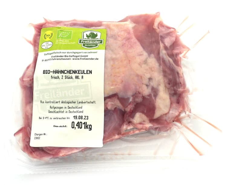 Freiländer BIO Hähnchenoberkeulensteak mit Haut