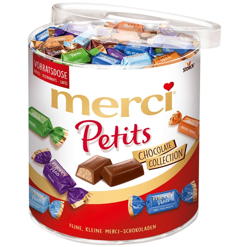 Merci Petits round tin