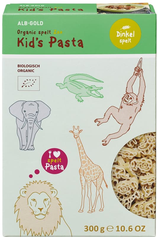 ALB-GOLD Organic Spelt Kids Pasta Zoo