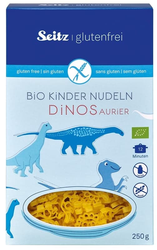 Seitz Organic Children's Pasta Dinosaur Gluten-Free