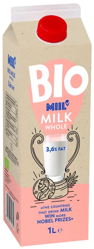 Miil ORGANIC fresh milk 3.6%