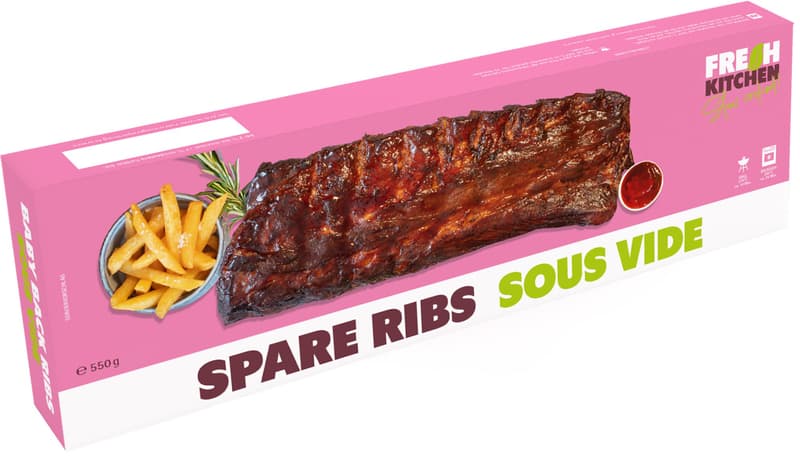 Fresh Kitchen Spare Ribs Sous Vide