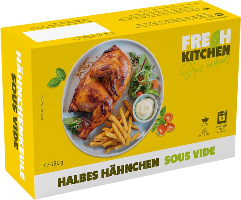Fresh Kitchen Halbes Hähnchen Sous Vide