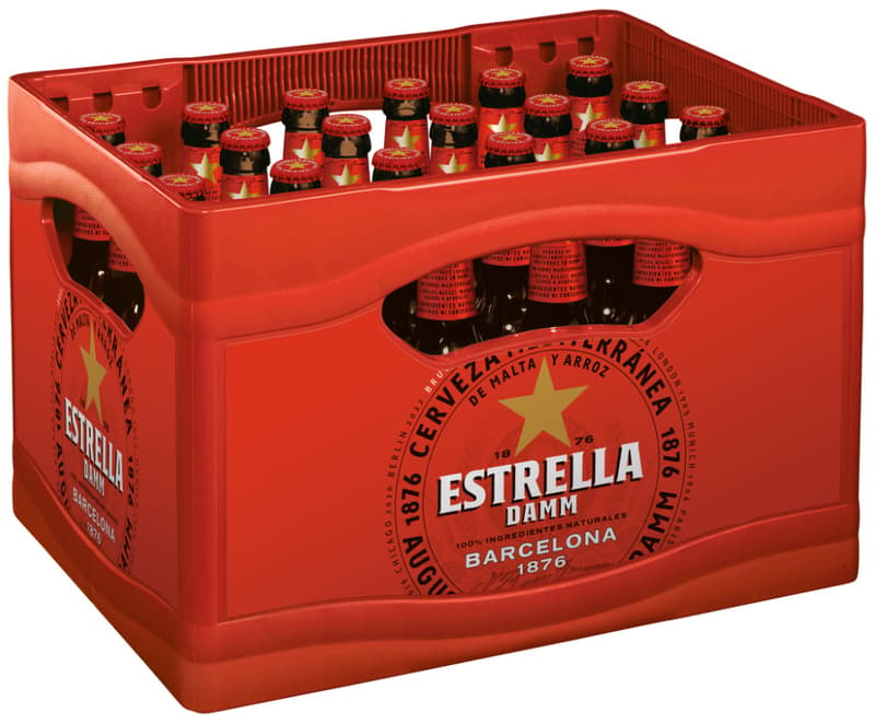 Estrella Damm Kiste 24x0,33 l (MEHRWEG)