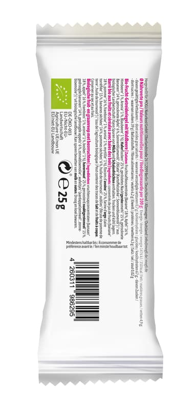 Mogli organic wildberry bar
