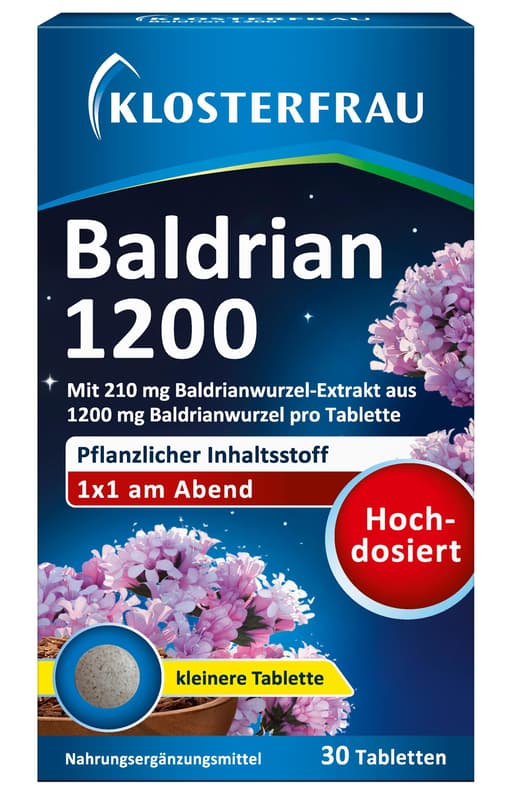 Klosterfrau Valerian 1200 Tablets 30 pcs.