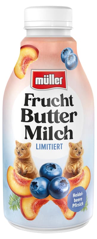 Müller Fruit Buttermilk Blueberry- Peach