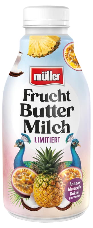 MÜLLER Fruchtbuttermilch Ananas-Maracuja-Kokos (Einweg)
