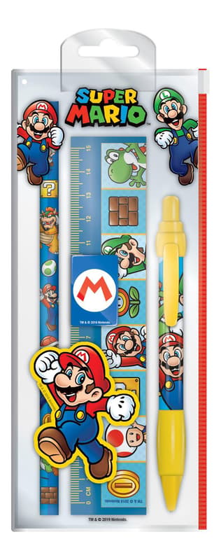 Schreib Set Super Mario 4 Teile