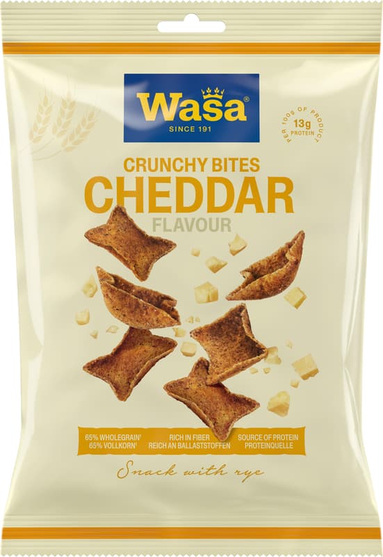 Wasa Crunchy Bites Cheddar Flavour
