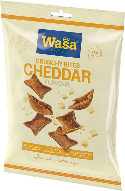 Wasa Crunchy Bites Cheddar Flavour