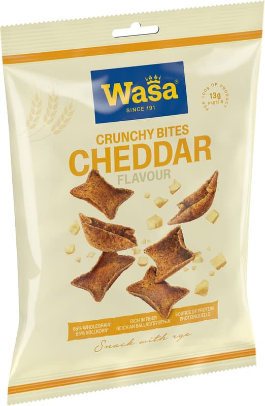 Wasa Crunchy Bites Cheddar Flavour
