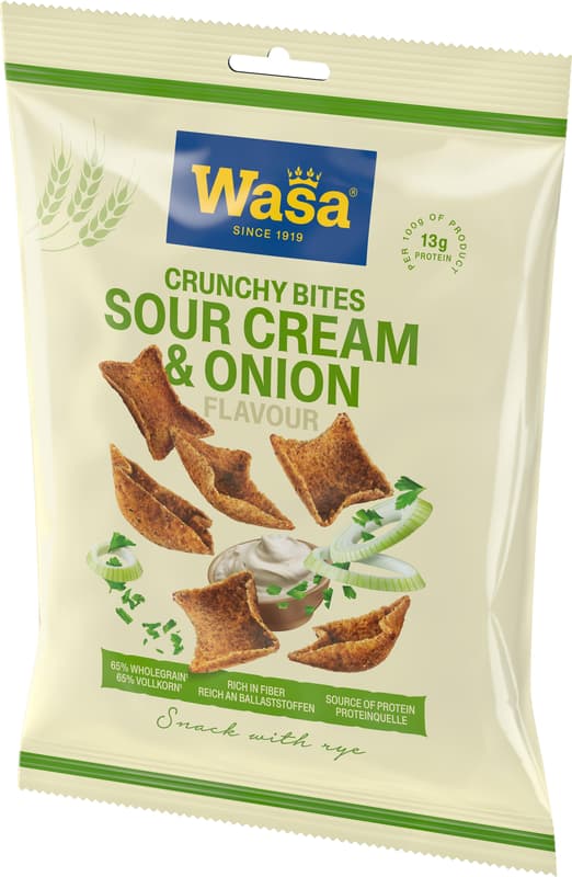 Wasa Crunchy Bites Sour Cream & Onion Flavour