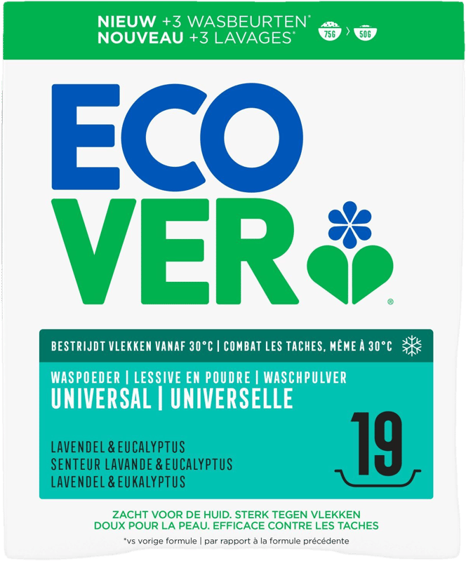 Ecover Vollwaschmittel Pulver Universal, 19WL
