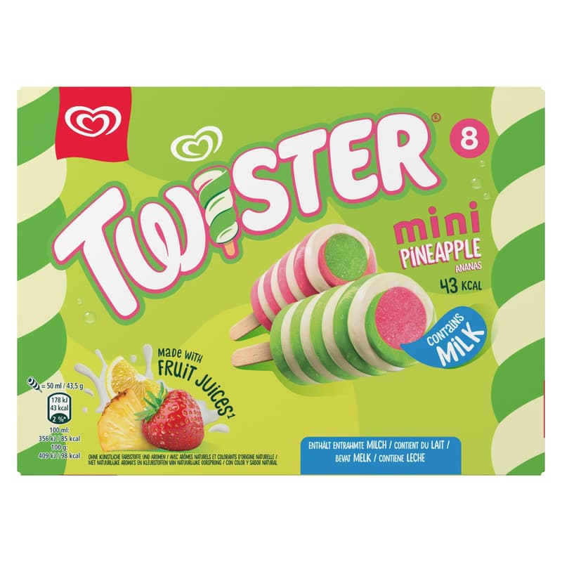 Twister Mini Pineapple 8×50 ml
