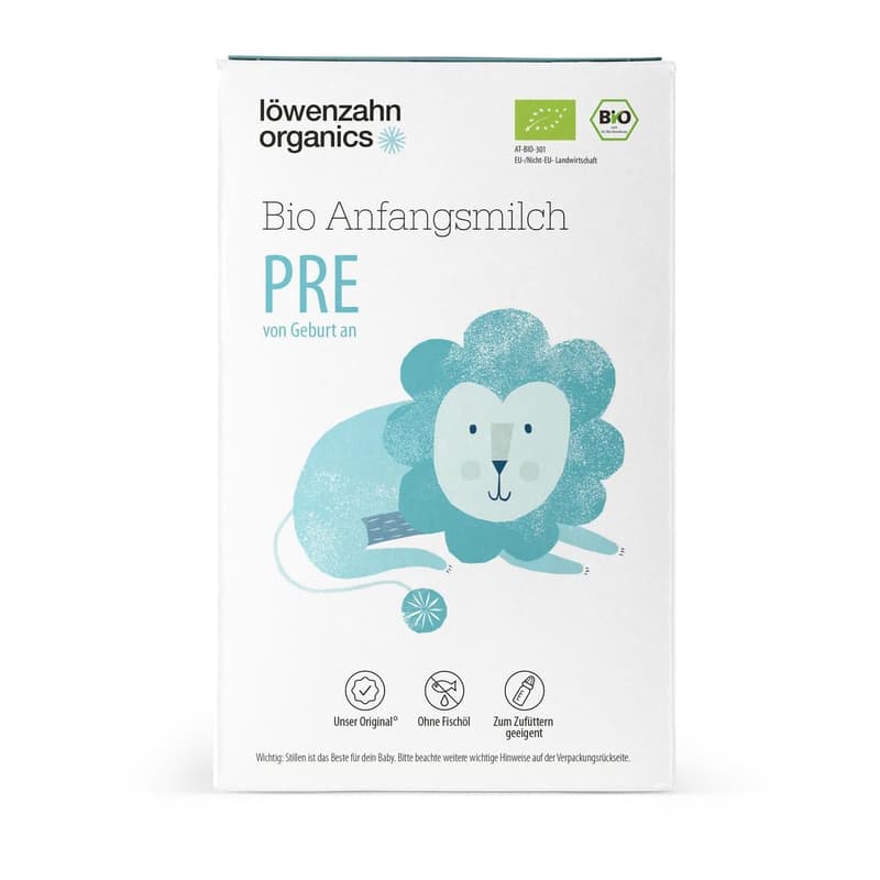Löwenzahn Organics Organic Infant Formula PRE (from birth)