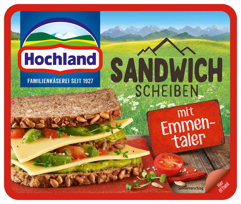 Hochland Sandwich Scheiben Emmentaler
